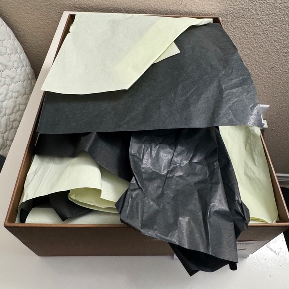 BURBERRY New With Box and Tags Madelina Ballet Signature Charcoal Plaid/Check - Picture 8 of 11